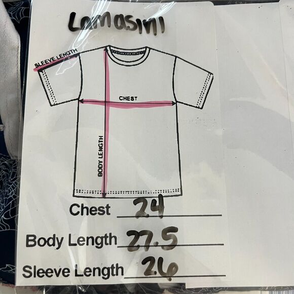 Lamasini Jeans Men's Blue Shirt Size XL Casual  Button Down Blue & White Floral - Picture 6 of 6